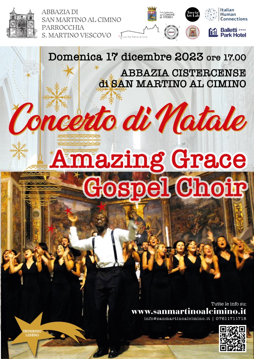 The Amazing Grace Gospel Choir all'Abbazia di San Martino al Cimino