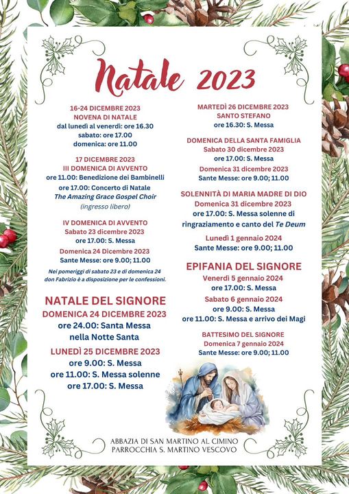 Natale 2023 a San Martino al Cimino