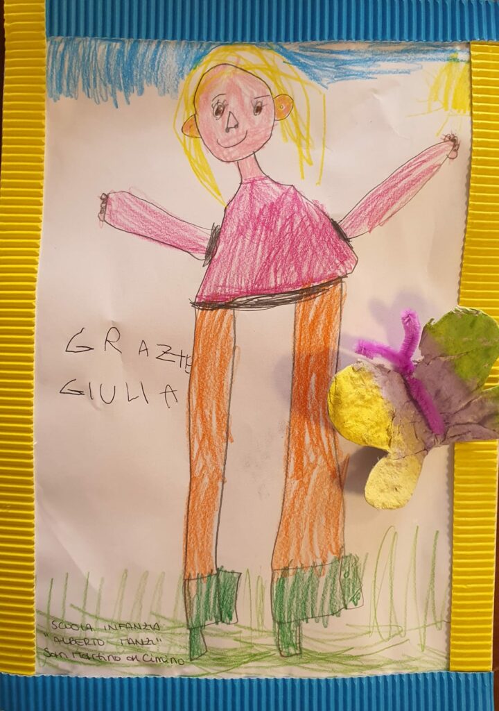 Tuscia Art Lab Disegno dei bambini della scuola A. Manzi