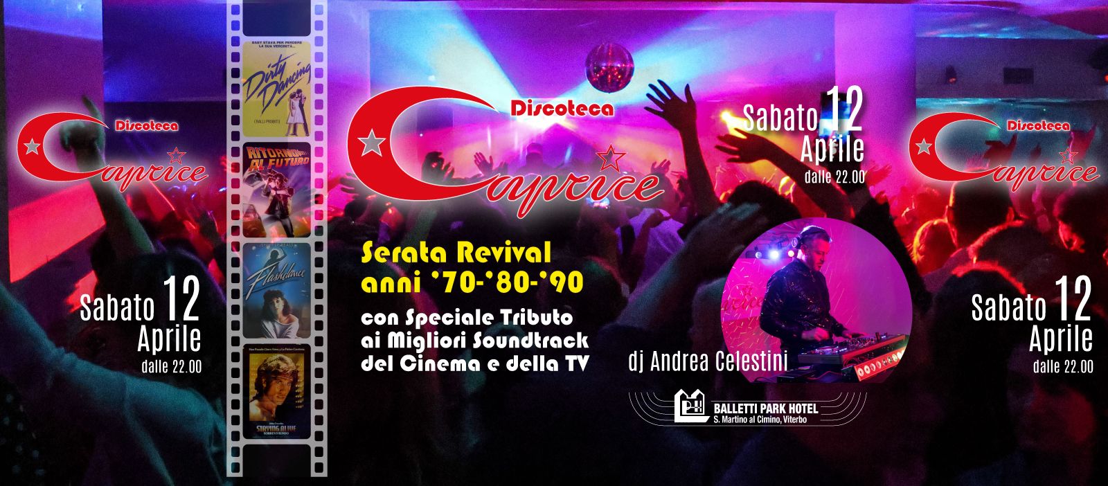 Discoteca CAPRICE Sabato 12 aprile 2025